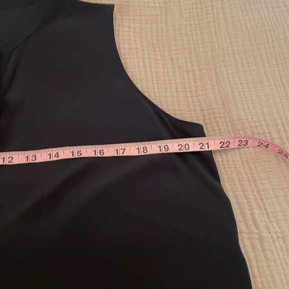 💕 Eileen Fisher Silk Crepe de Chine Sleeveless, Button Front Tunic. L. Perfect. - Picture 8 of 14